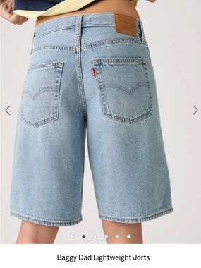 Levi's Light Blue Baggy Denim Shorts size 30